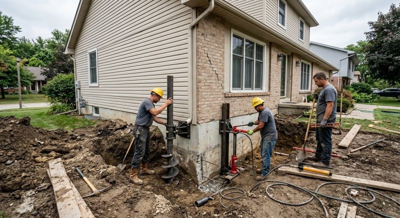 House Foundation Repair in Portsmouth, VA