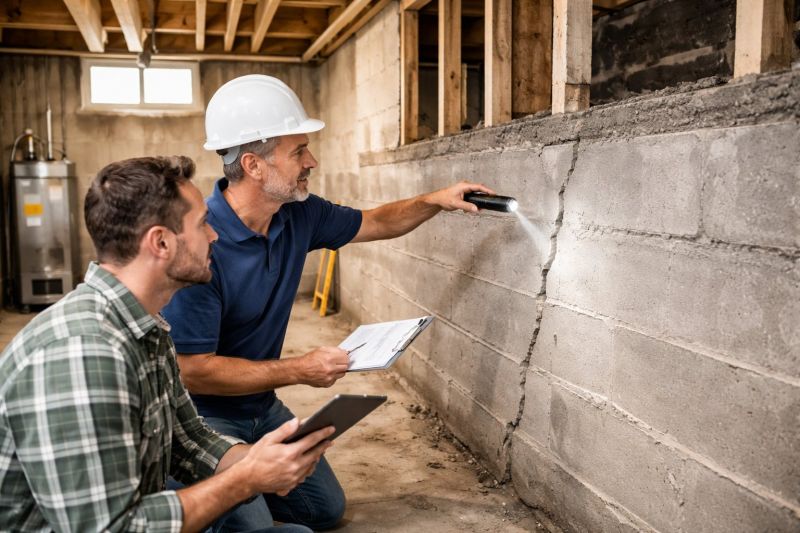 Basement Crack Repair in Yorktown, VA