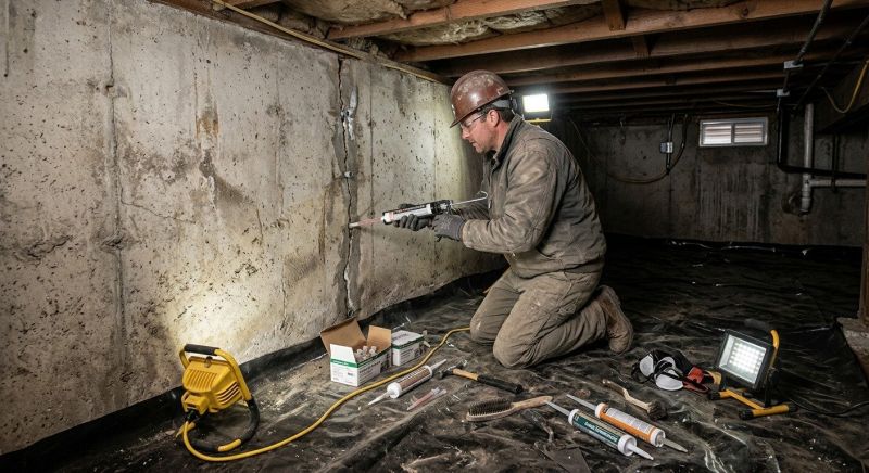 Basement Foundation Repair in Yorktown, VA