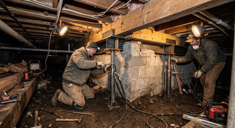 Basement Foundation Repair in Yorktown, VA