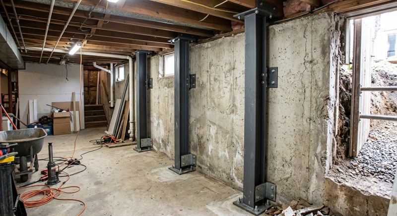 Basement Stabilization in Yorktown, VA