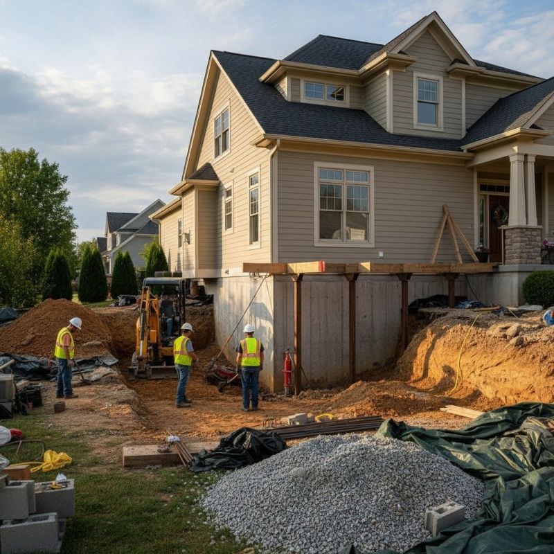 Building Foundation Repair in Mathews, VA