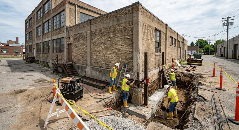 Building Foundation Repair in Poquoson, VA