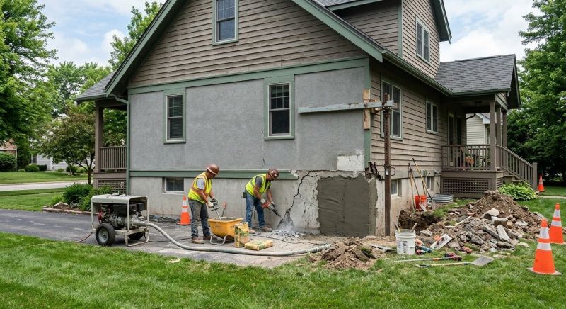 Building Foundation Repair in Surry, VA