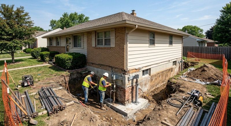 Building Foundation Repair in Williamsburg, VA