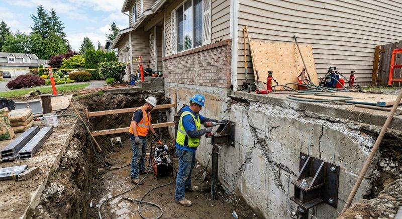 Building Foundation Repair in Williamsburg, VA