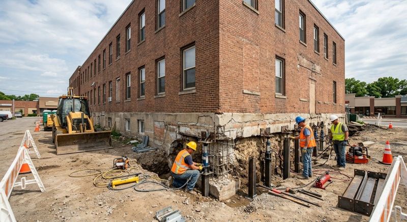 Commercial Foundation Repair in Yorktown, VA