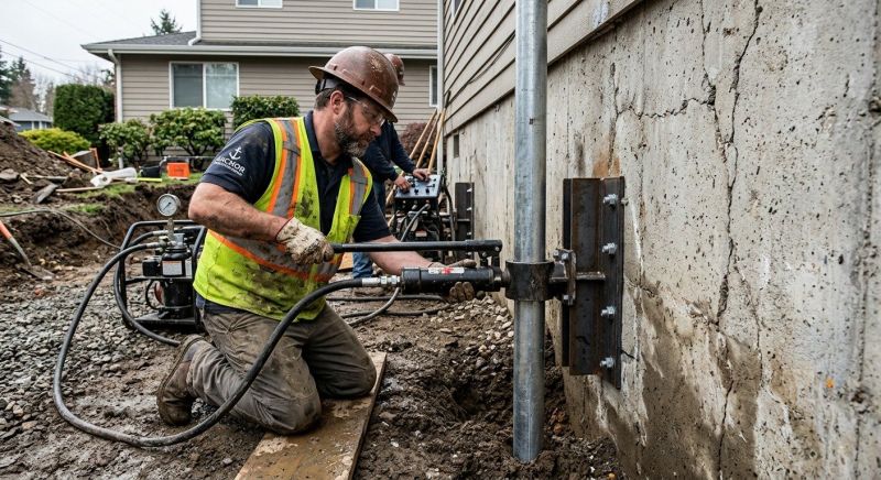 Concrete Foundation Leveling in Hampton, VA