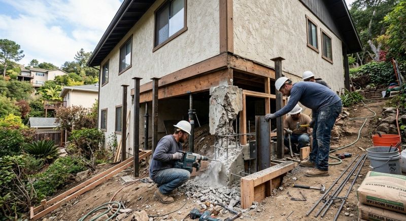 Concrete Foundation Repair in Carrollton, VA