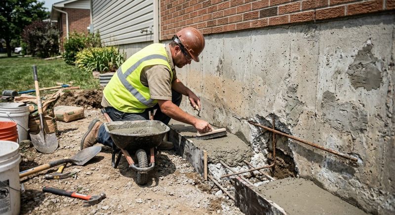 Concrete Foundation Repair in Williamsburg, VA