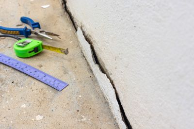 Cracked Basement Floor Repair in Yorktown, VA