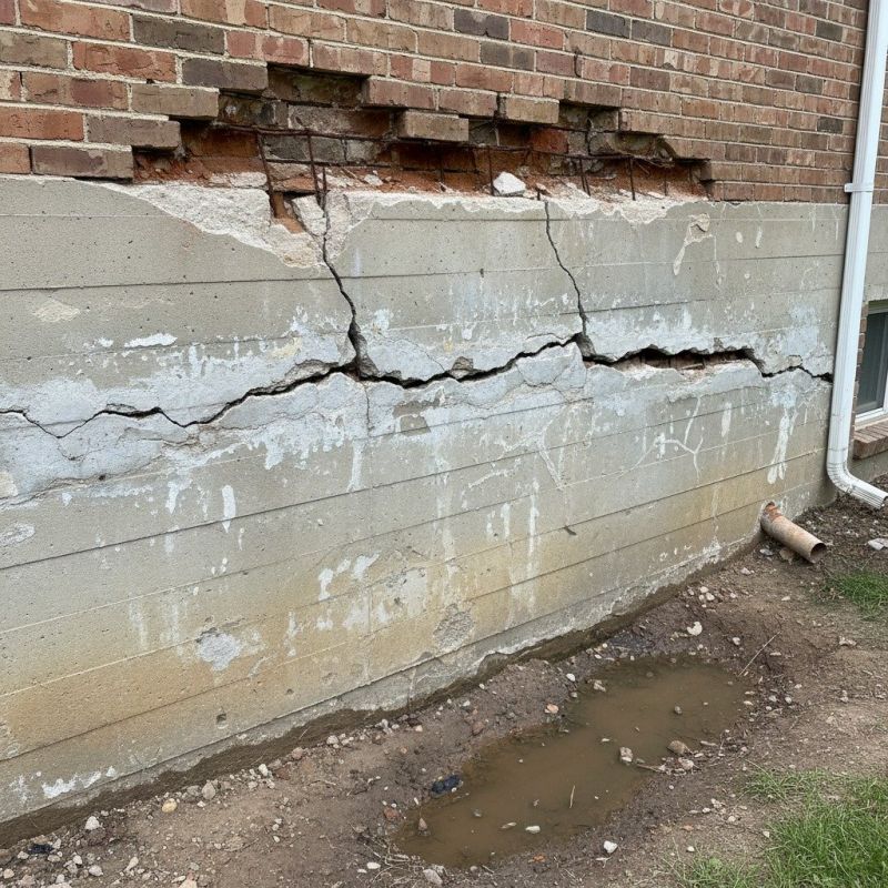Cracked Foundation Repair in Cardinal, VA