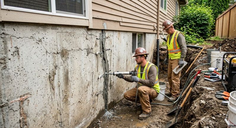 Cracked Foundation Repair in Carrollton, VA