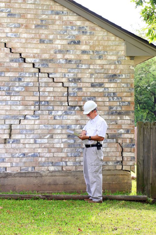 Cracked Foundation Repair in James City County, VA