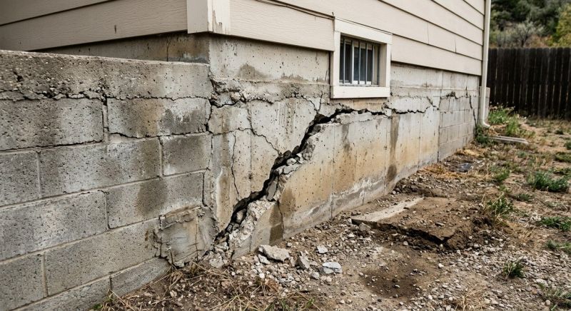 Cracked Foundation Repair in Williamsburg, VA