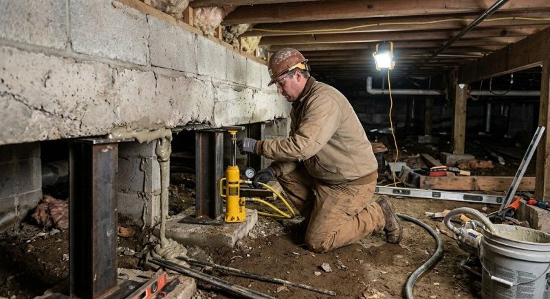 Crawl Space Leveling in Yorktown, VA