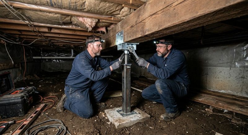 Crawlspace Foundation Repair in Mathews, VA