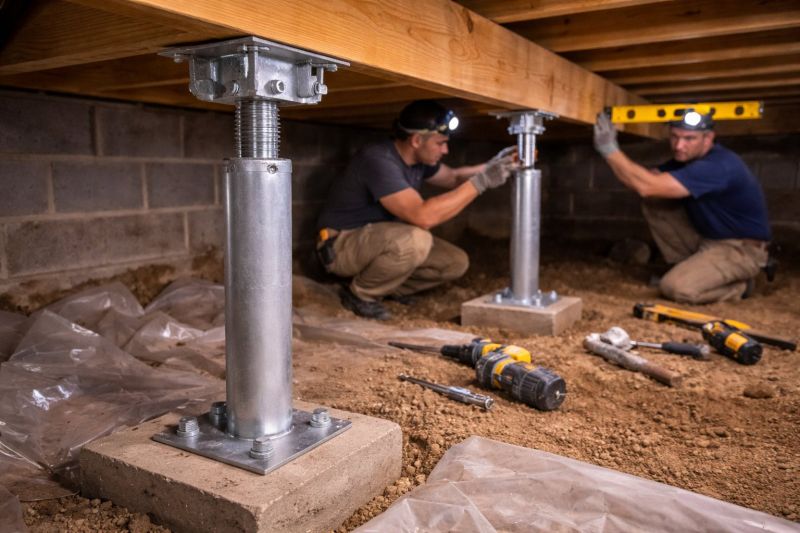 Crawlspace Structural Repair in Yorktown, VA