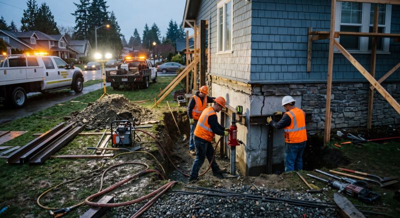 Emergency Foundation Repair in Yorktown, VA