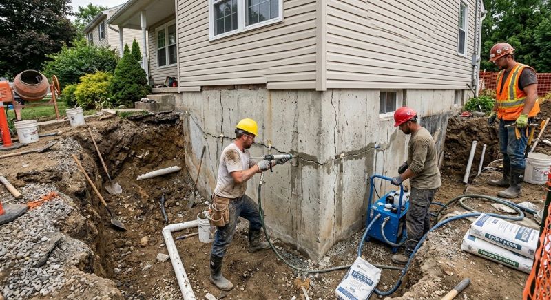 Foundation Damage Repair in Mathews, VA
