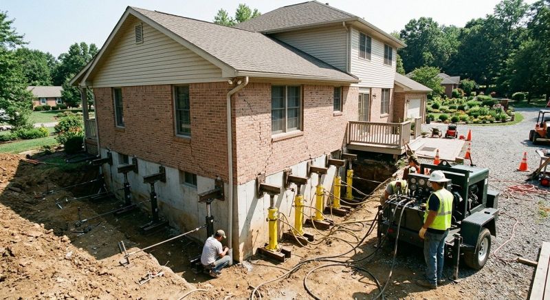 Foundation Jacking in Cardinal, VA