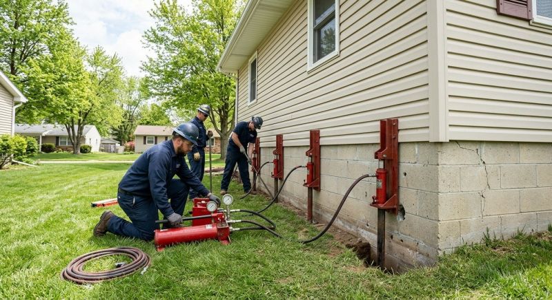 Foundation Jacking in Cardinal, VA