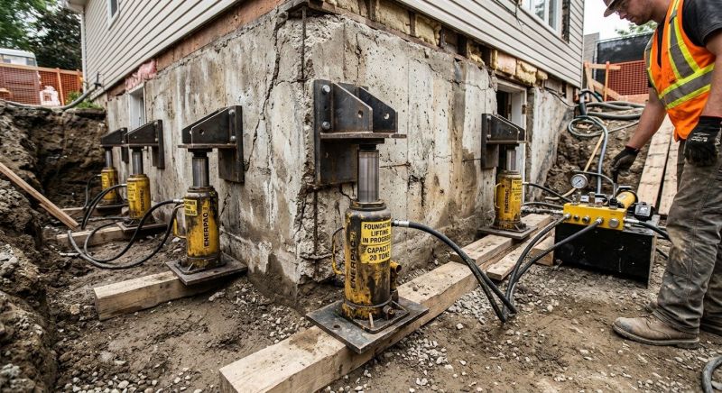 Foundation Jacking in Carrollton, VA