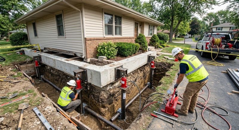 Foundation Jacking in Carrollton, VA