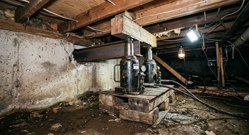 Foundation Jacking in Carrollton, VA