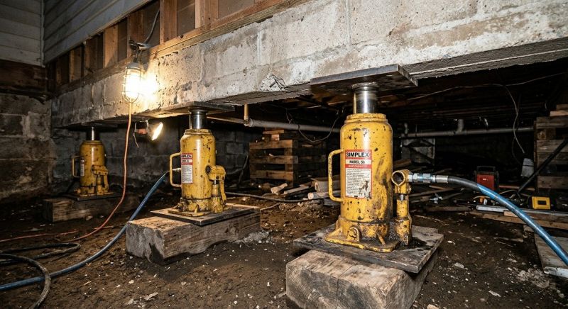 Foundation Jacking in Hudgins, VA