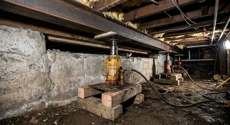 Foundation Jacking in Mathews, VA