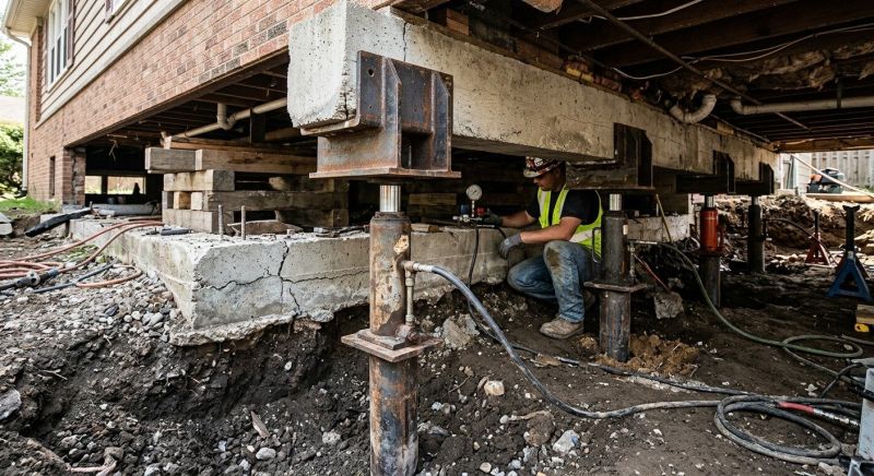 Foundation Lifting in Carrollton, VA