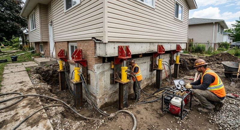 Foundation Lifting in Carrollton, VA