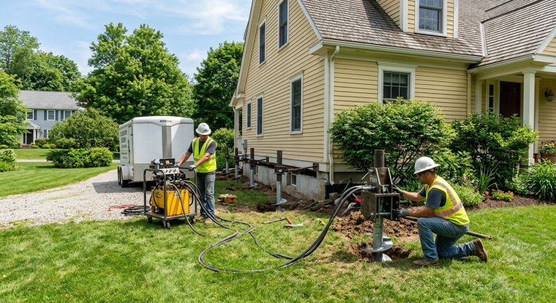 Foundation Lifting in Hudgins, VA