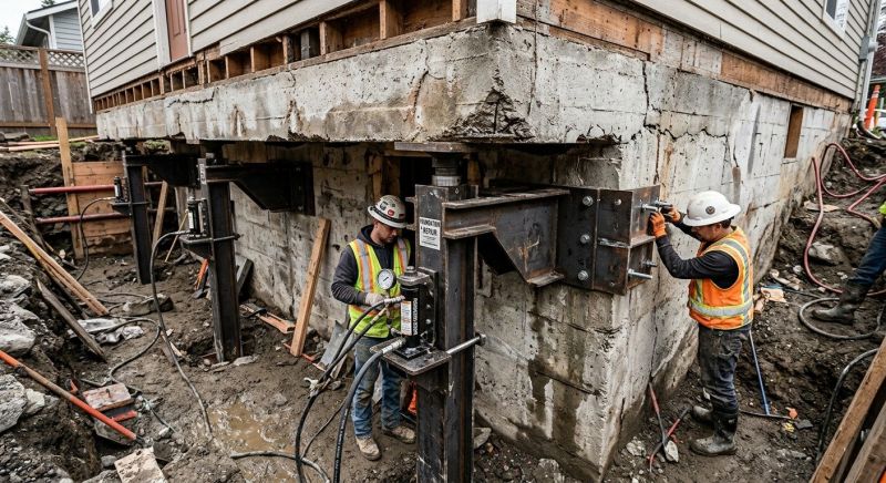 Foundation Lifting in Newport News, VA