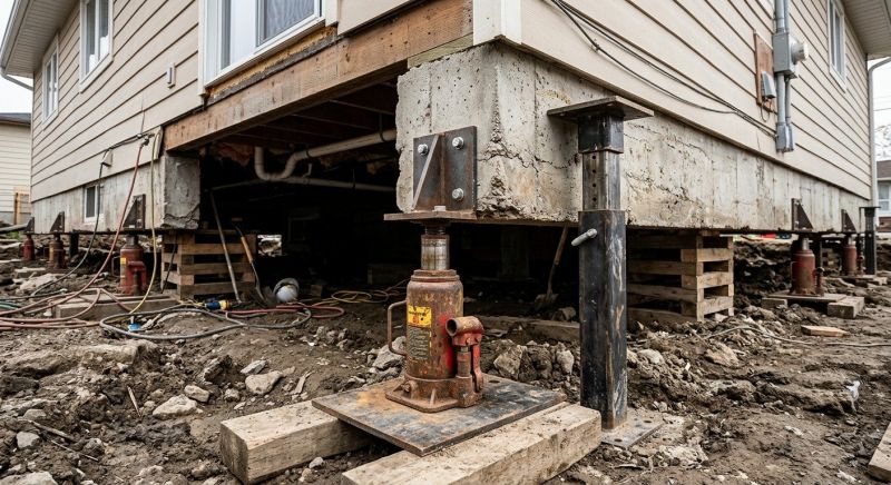 Foundation Lifting in Smithfield, VA