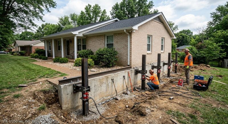 Foundation Pier Leveling in Yorktown, VA