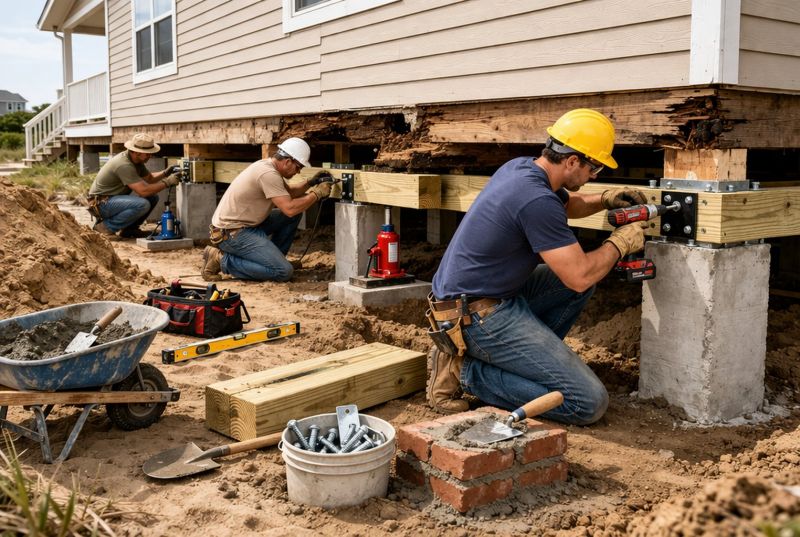 Foundation Raising in Surry, VA