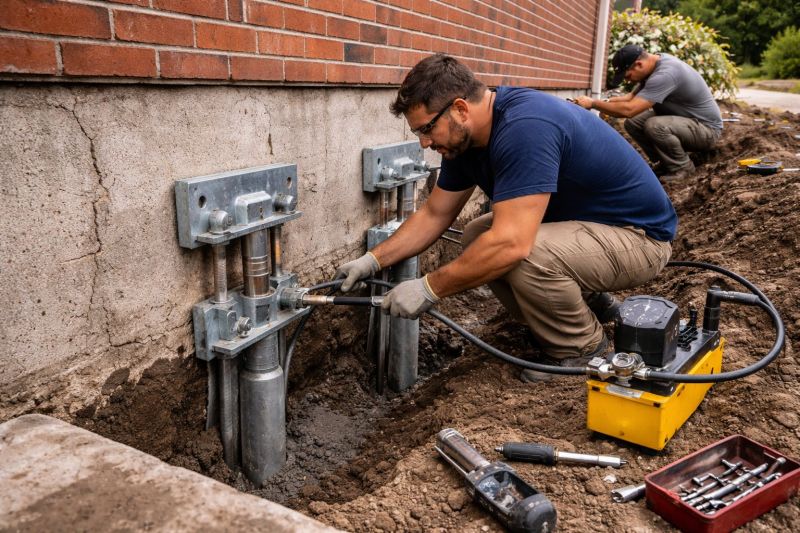 Foundation Repair in Hudgins, VA
