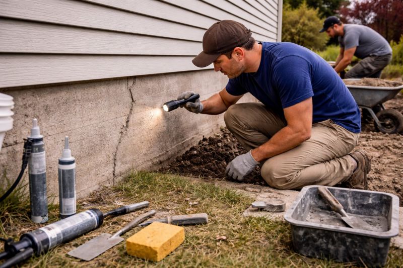 Foundation Repair in Hudgins, VA