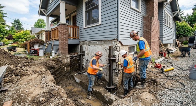 Foundation Stabilizing in Hampton, VA