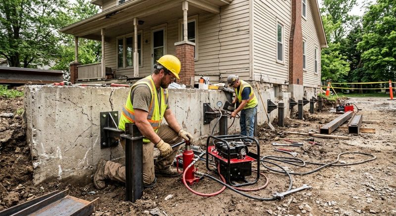 Foundation Stabilizing in Hampton, VA