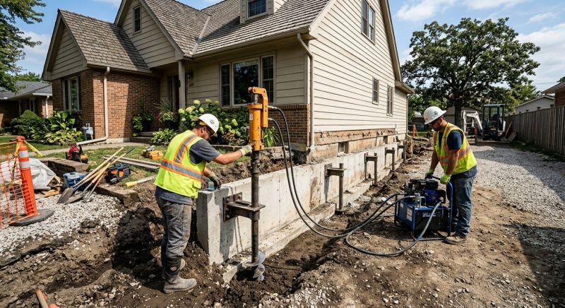 Foundation Stabilizing in Yorktown, VA