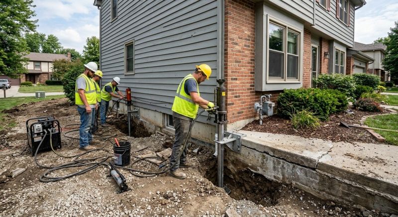 Foundation Stabilizing in Yorktown, VA