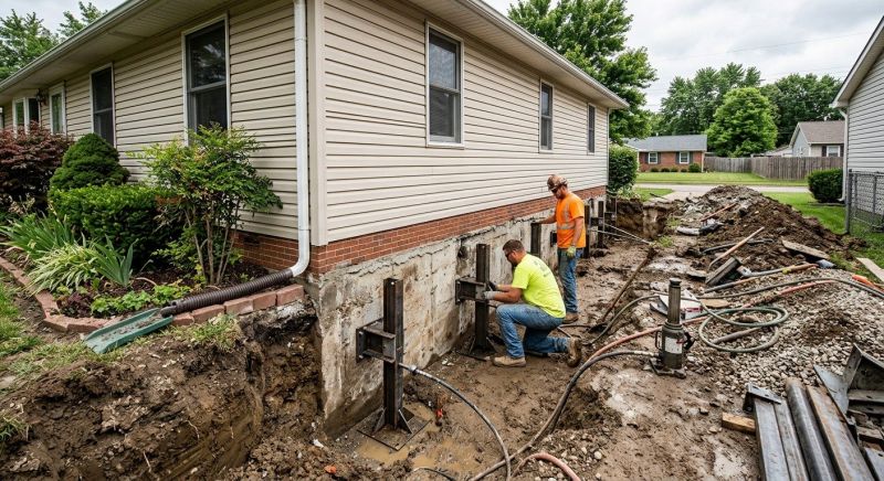 Foundation Stabilizing in Williamsburg, VA