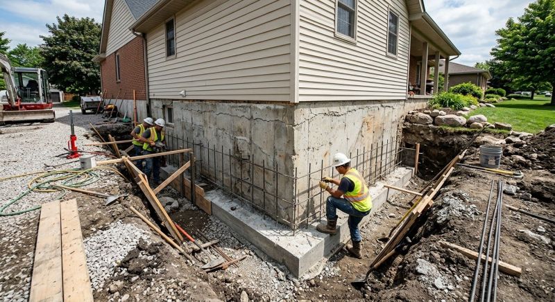 Foundation Strengthening in Yorktown, VA