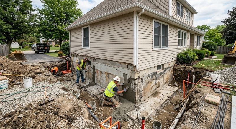 Foundation Strengthening in Yorktown, VA