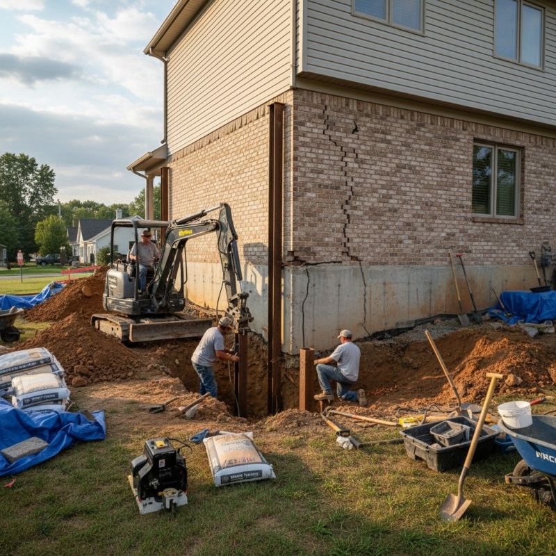 Foundation Structural Repair in Carrollton, VA