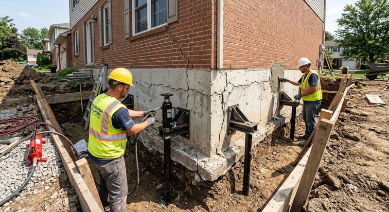 Foundation Structural Repair in Hudgins, VA