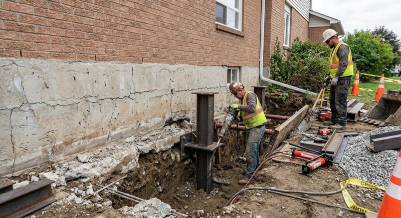 Foundation Structural Repair in James City County, VA